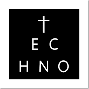 Techno Religion Posters and Art